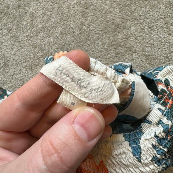 Forever That Girl Floral Sweetheart Pattern Ruffle Mini Dress Anthropologie - Picture 5 of 6